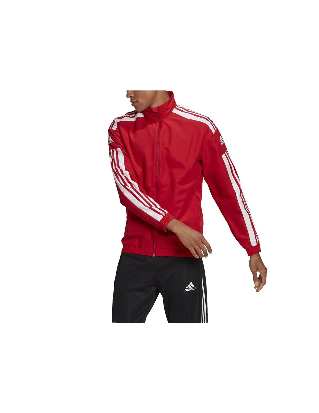 Veste de football adidas Présentation Squadra 21 M Rouge