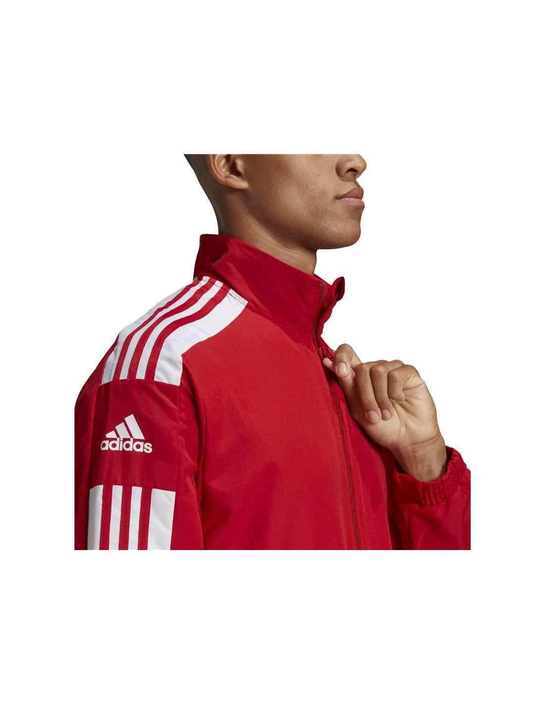 Veste de football adidas Présentation Squadra 21 M Rouge