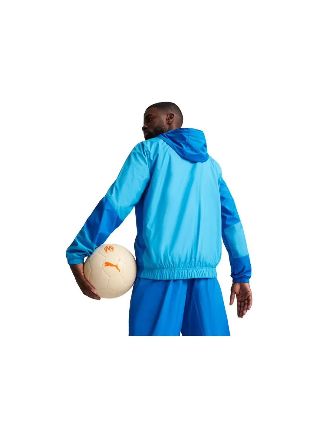 Veste de Football Puma Olympique de Marseille Prematch Bleu Homme