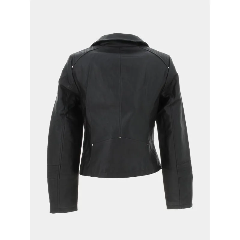 Veste perfecto simili cuir gemma noir femme - Only | wimod