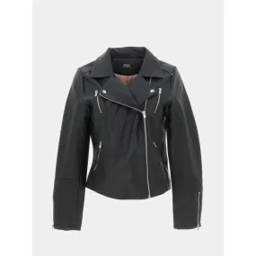 Veste perfecto simili cuir gemma noir femme - Only | wimod