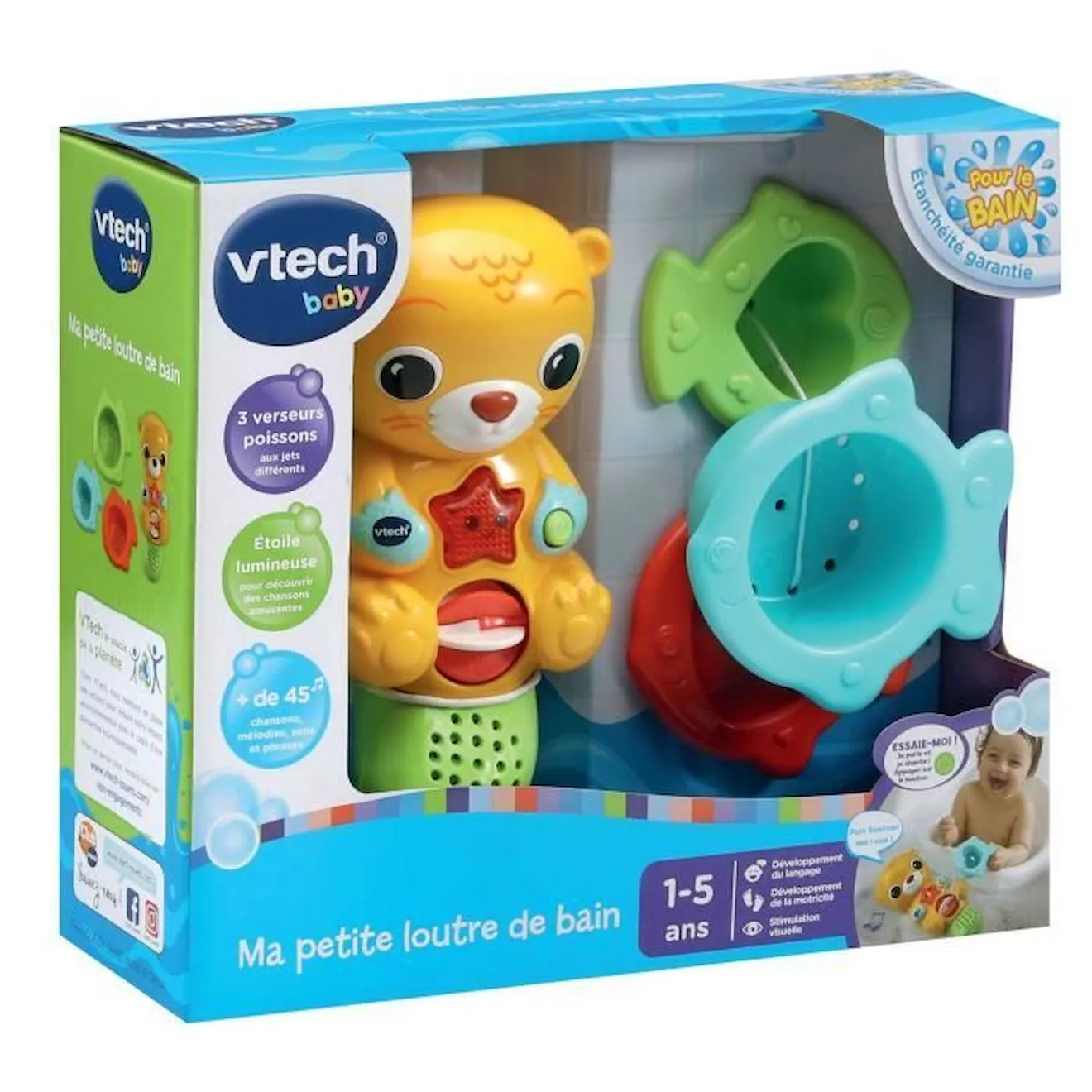 VTECH MA PETITE LOUTRE DE BAIN jaune - Vtech