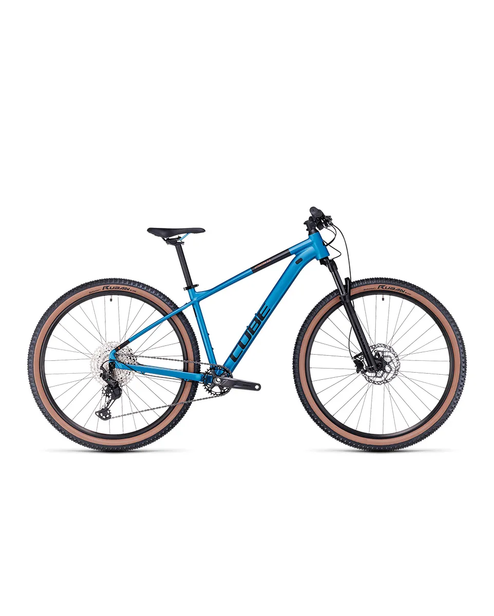 VTT semi rigide Unisexe ATTENTION SLX Bleu/Orange