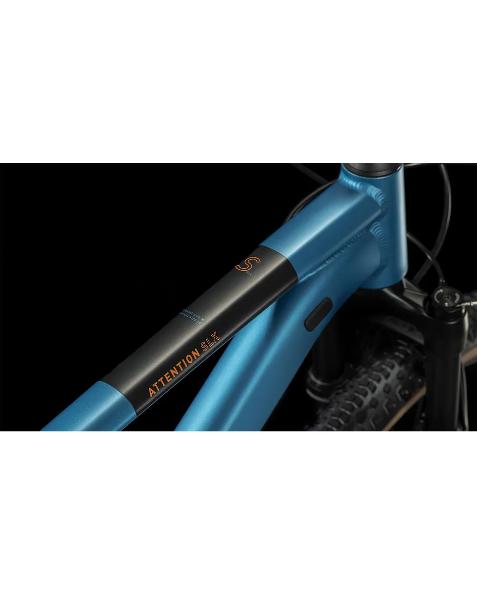 VTT semi rigide Unisexe ATTENTION SLX Bleu/Orange