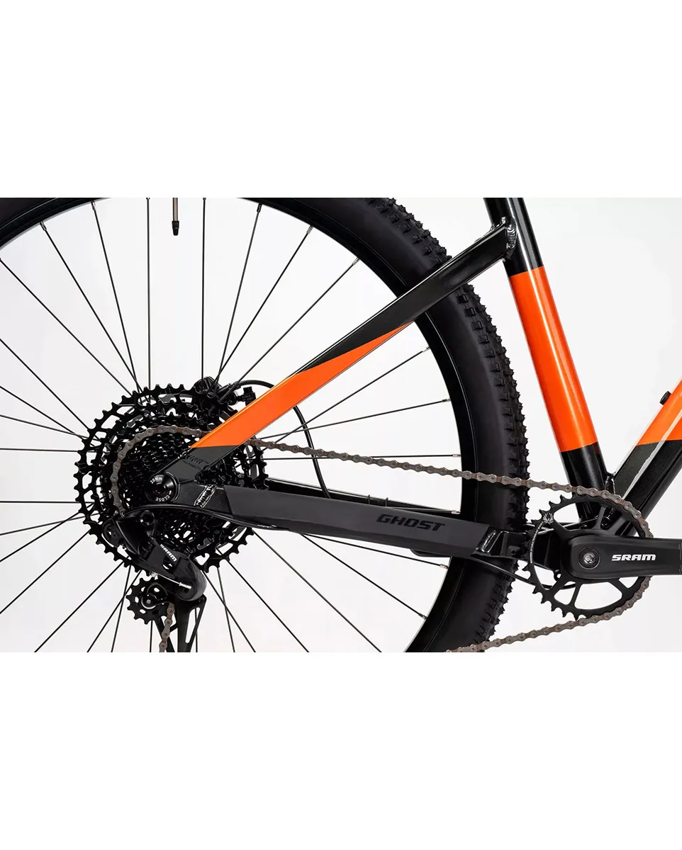 VTT semi rigide Unisexe NIRVANA TOUR Noir/Orange