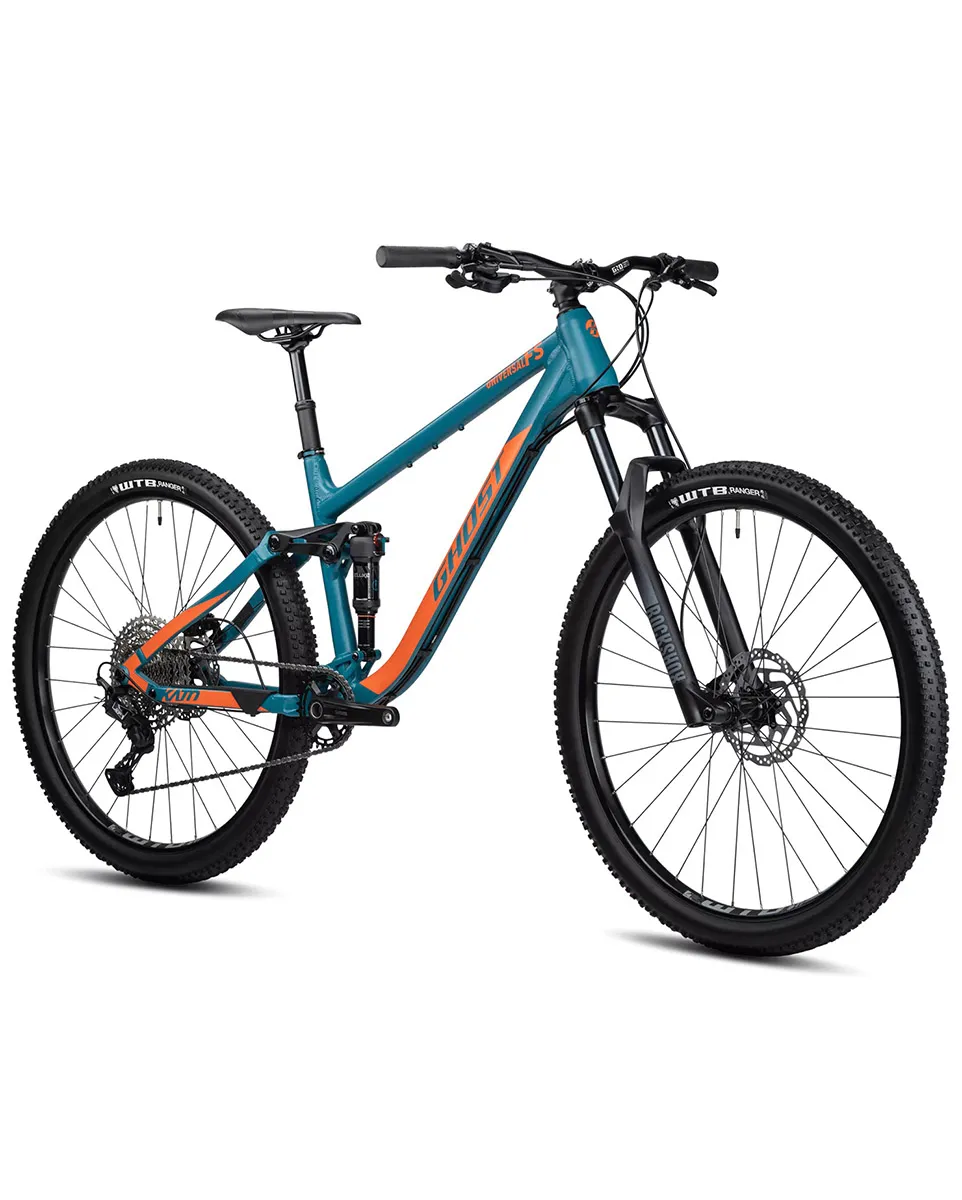 VTT tout suspendu Unisexe KATO FS UNIVERSAL Bleu Vert/Orange