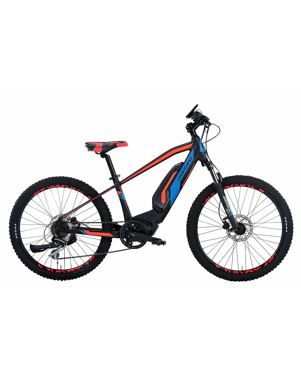 VTT électrique semi rigide Enfant E-JET MTB 24 ACERA 7V 504WH Noir/Bleu/Orange