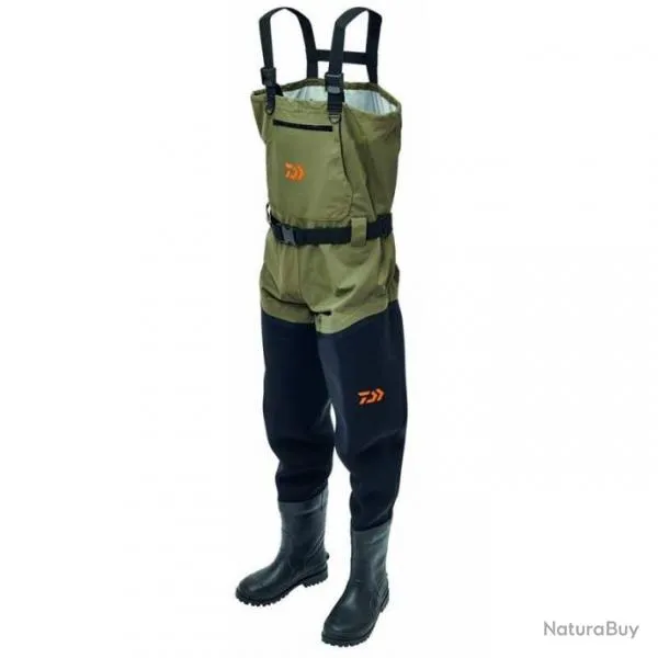 WADERS RESPIRANTS HYBRIDE AVEC BOTTE 40/41